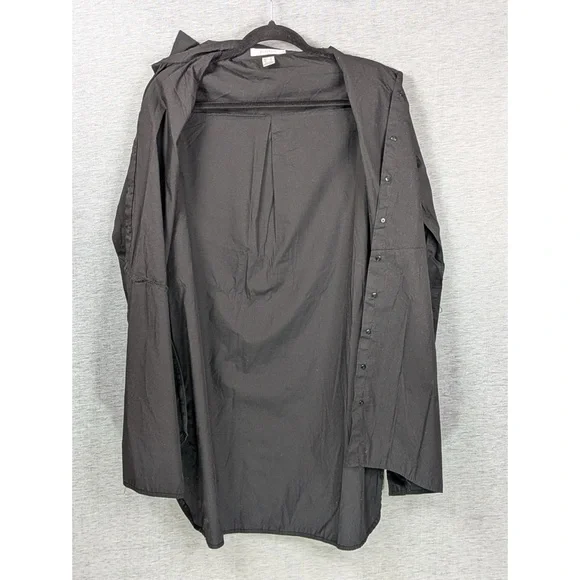 Revamped Long Sleeve Shirt Dress with Side Stripes - Picture 3 of 9